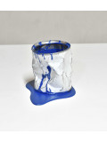 Yannick Bouillault, Le vieux pot de peinture bleu, sculpture - Artalistic online contemporary art buying and selling gallery