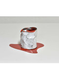 Yannick Bouillault, Le vieux pot de peinture rouge, sculpture - Artalistic online contemporary art buying and selling gallery