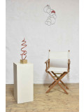 Yannick Bouillault, Serpentant Hélicoïde rouge, sculpture - Artalistic online contemporary art buying and selling gallery