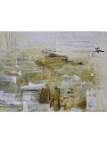 Sandrine Hartmann, Billet vert, painting - Artalistic online contemporary art buying and selling gallery