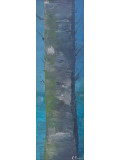 Florence Duval, Tronc d'arbre hêtre, painting - Artalistic online contemporary art buying and selling gallery