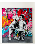 Asko, Vandals in Love, painting - Artalistic online contemporary art buying and selling gallery