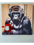 Sagrasse, Luxury Vandals African DJ, painting - Artalistic online contemporary art buying and selling gallery