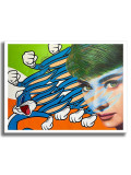 Gardani, Chasing Audrey Hepburn, painting - Artalistic online contemporary art buying and selling gallery