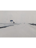 Jean-Marc Dallanegra, Route blanche, painting - Artalistic online contemporary art buying and selling gallery