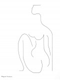 Hildegarde Handsaeme, Elégance tracée, drawing - Artalistic online contemporary art buying and selling gallery