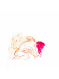 4in, Mise à nue 4, watercolor - Artalistic online contemporary art buying and selling gallery