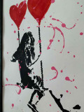 Rose, Swing, drawing - Artalistic online contemporary art buying and selling gallery