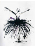 Marcela Zemanova, Black swan, drawing - Artalistic online contemporary art buying and selling gallery