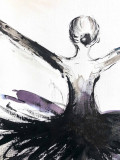 Marcela Zemanova, Black swan, drawing - Artalistic online contemporary art buying and selling gallery