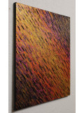 Jonathan Pradillon, Diagonale or orange rose, painting - Artalistic online contemporary art buying and selling gallery