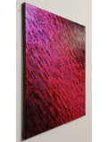 Jonathan Pradillon, Diagonale rose rouge, painting - Artalistic online contemporary art buying and selling gallery