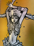 Ewen Gur, Punk rock sailor moon, edition - Artalistic online contemporary art buying and selling gallery