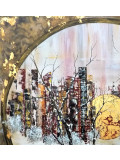 Anne Robin, Entre les tours, painting - Artalistic online contemporary art buying and selling gallery