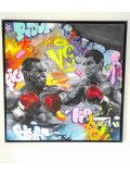 Blure, Fight night, painting - Artalistic online contemporary art buying and selling gallery