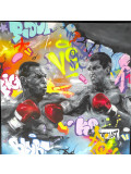 Blure, Fight night, painting - Artalistic online contemporary art buying and selling gallery