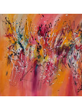 Âme Sauvage, Rose et lumières, painting - Artalistic online contemporary art buying and selling gallery