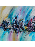 Âme Sauvage, Pays caché de l'arc en ciel, painting - Artalistic online contemporary art buying and selling gallery