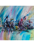 Âme Sauvage, Pays caché de l'arc en ciel, painting - Artalistic online contemporary art buying and selling gallery
