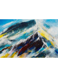 Helena Monniello, Grand bleu, painting - Artalistic online contemporary art buying and selling gallery