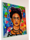Priscilla Vettese, Icon Frida K, painting - Artalistic online contemporary art buying and selling gallery
