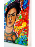 Priscilla Vettese, Icon Frida K, painting - Artalistic online contemporary art buying and selling gallery