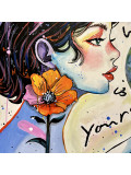 Pauline Cornée, Touch the world with your fingertips, painting - Artalistic online contemporary art buying and selling gallery