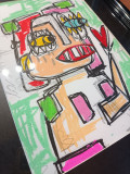 Volt, La diva au coeur, painting - Artalistic online contemporary art buying and selling gallery