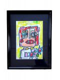 Volt, La diva aux fleurs, painting - Artalistic online contemporary art buying and selling gallery