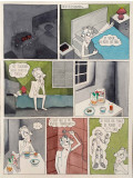 Sébastien Arcouet, Planche BD Trompette, drawing - Artalistic online contemporary art buying and selling gallery