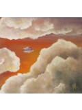 Anne Robin, L'instant du crépuscule, painting - Artalistic online contemporary art buying and selling gallery