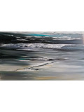 Lydie Massou, La nuit et l'océan, painting - Artalistic online contemporary art buying and selling gallery