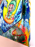 PVettese, Labubu X Kanagawa Coca, painting - Artalistic online contemporary art buying and selling gallery