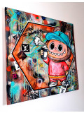 PVettese, Labubu X Street Art Louis Vuitton, painting - Artalistic online contemporary art buying and selling gallery