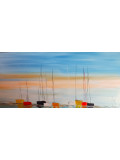 Lydie Massou, Le charme sur l'eau, painting - Artalistic online contemporary art buying and selling gallery