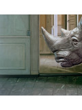 Mr Strange, Salvador et le Rhinocéros, painting - Artalistic online contemporary art buying and selling gallery