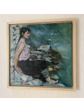 Alain Rouschmeyer, Le torrent, peinture - Galerie de vente et d’achat d’art contemporain en ligne Artalistic