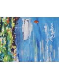 Patrick Brière, Le phare rouge de Doëlan, painting - Artalistic online contemporary art buying and selling gallery