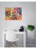 Ewen Gur, Trendy burger, painting - Artalistic online contemporary art buying and selling gallery
