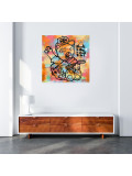 Ewen Gur, Should I Stay or Should I Go?, painting - Artalistic online contemporary art buying and selling gallery