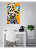 Ewen Gur, Iron Woman 2, painting - Artalistic online contemporary art buying and selling gallery