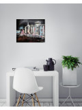 Nicolas Postec, New York la nuit, painting - Artalistic online contemporary art buying and selling gallery