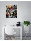 Nathalie Lemaître, D'or et d'argent, painting - Artalistic online contemporary art buying and selling gallery