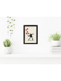 VL, Lanceur au ballon skull, painting - Artalistic online contemporary art buying and selling gallery