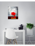 Françoise Augustine, Mon amie la rose, painting - Artalistic online contemporary art buying and selling gallery