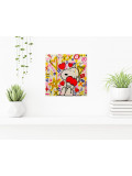 B.Lyne, Snoopy love, painting - Artalistic online contemporary art buying and selling gallery