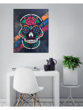 Fa2b, Calavera, painting - Artalistic online contemporary art buying and selling gallery