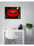 Fa2b, Lips, painting - Artalistic online contemporary art buying and selling gallery