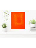 Nicolas Vasse, Orange 1, painting - Artalistic online contemporary art buying and selling gallery
