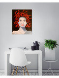 Françoise Augustine, Medusa, painting - Artalistic online contemporary art buying and selling gallery